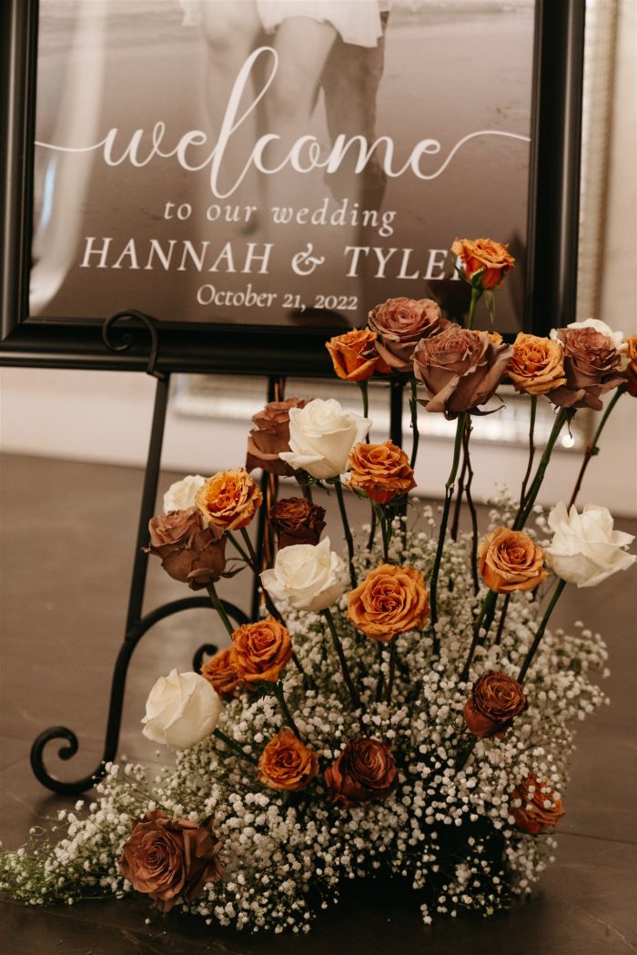 Hannah and Tyler's fall wedding at Upper East in Kenosha, WI. Photographed by Everly Collective